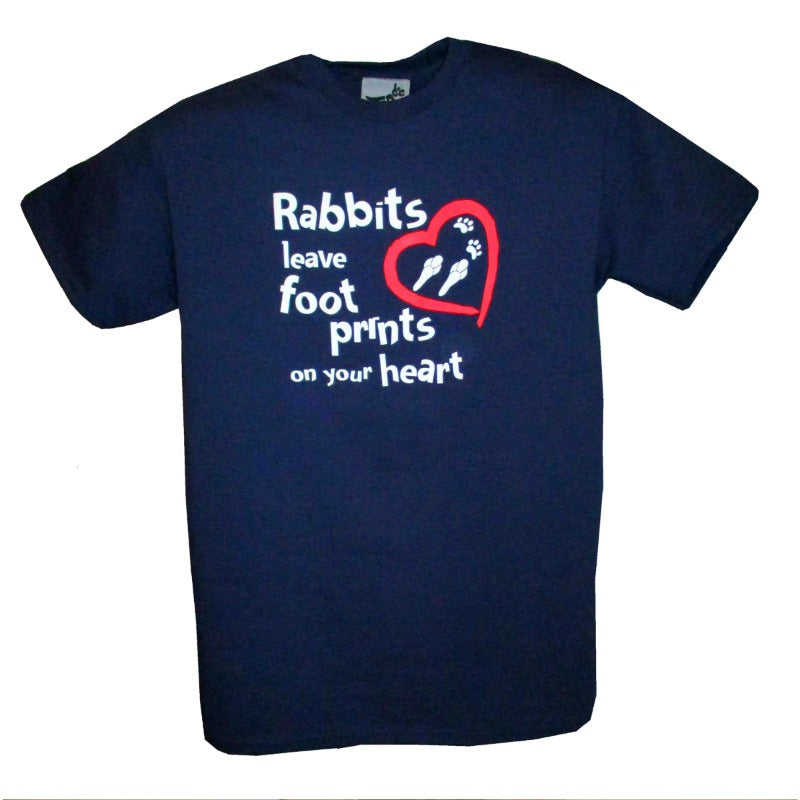 RABBITS LEAVE FOOTPRINTS T-SHIRT – My Rabbit Stuff