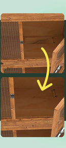 6ft Double Rabbit Hutch