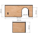 The Hutch House insert – A Cosy Hideaway for Rabbits & Guinea Pigs