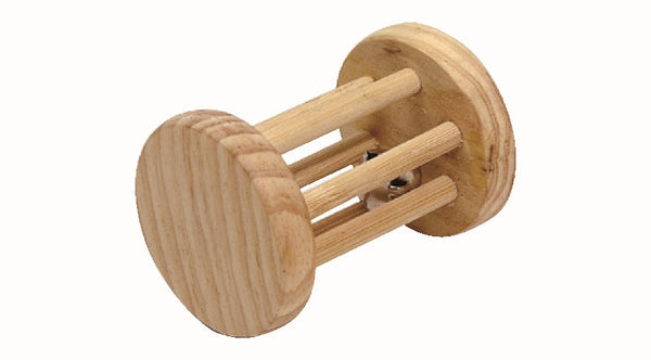 Wooden rattle roller-small