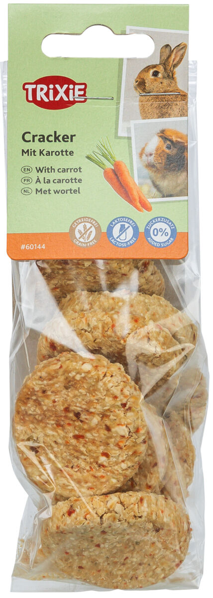 Bunny-approved carrot chew treat. Perfect for happy little nibble moments!