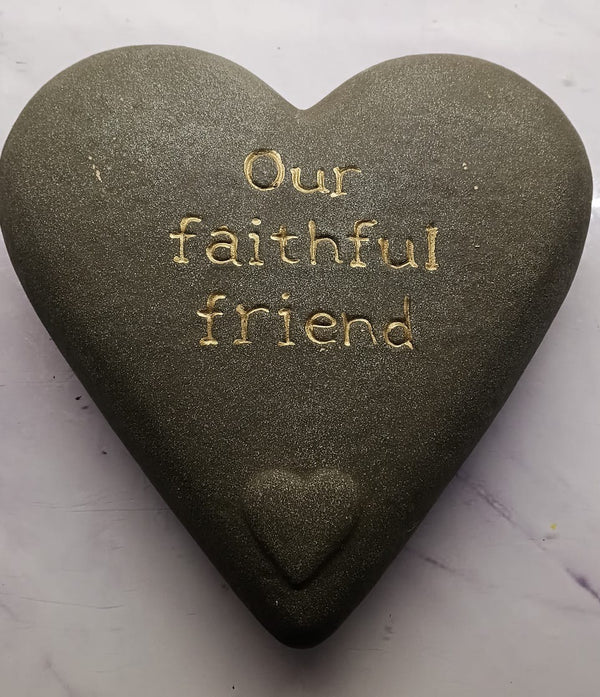 Heart-Shaped Grave Marker