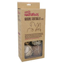 Rosewood Naturals Nature Fun Balls pack of 8 in its brown cardboard box, with assorted natural play balls visible through the window