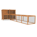 6ft Two Tier Rabbit Hutch - Two Hutches in One.
