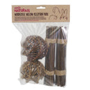 Rosewood Naturals Wonderful Willow Value Pack in its packaging, containing two woven willow balls and two willow stick bundles for small pets
