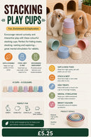 8pc Rabbit Stacking Cups – Foraging & Enrichment Toy
