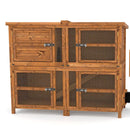 6ft Two Tier Rabbit Hutch - Two Hutches in One.