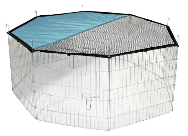 Play pen-large 8 panels with safety net