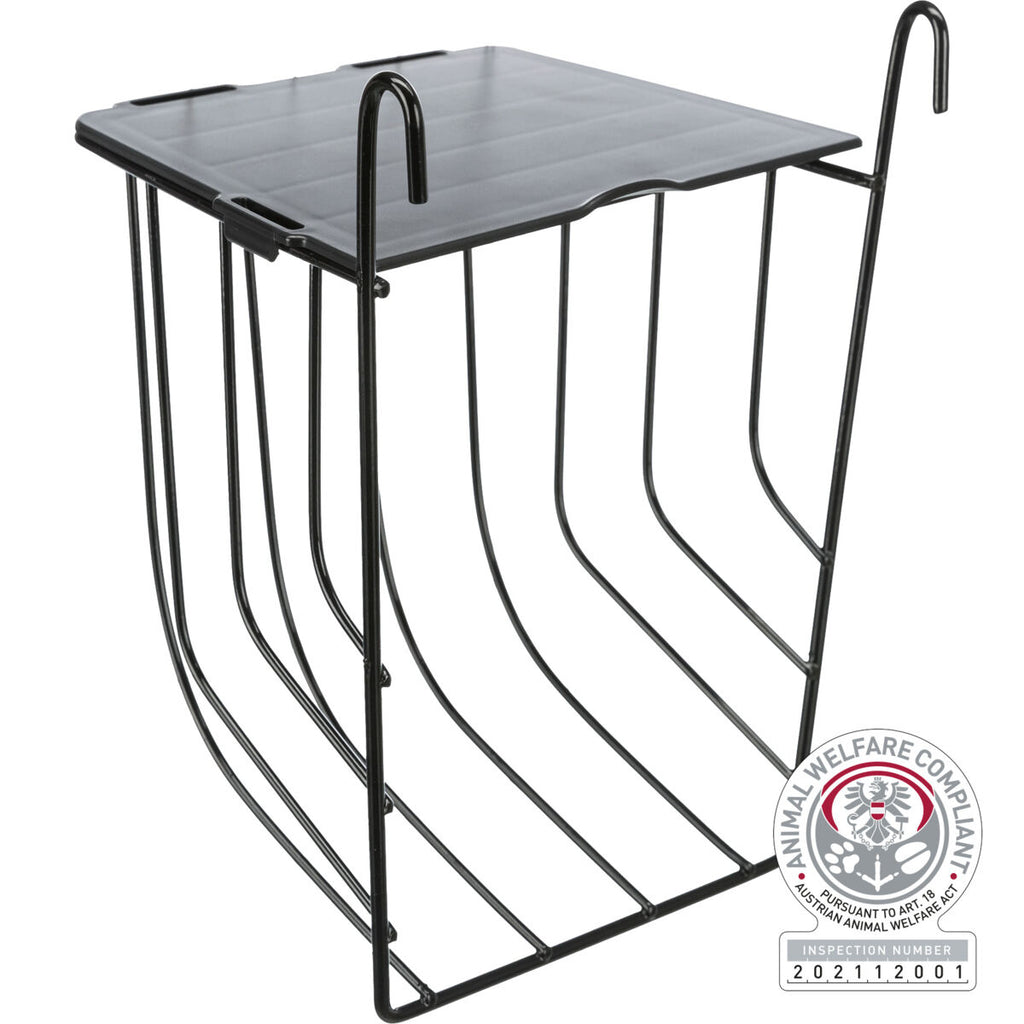 Metal Hay Rack With Lid -Clip On-two Sizes – My Rabbit Stuff